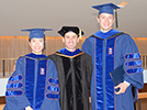 Ying, Scott, and Victor at the Chemistry convocation ceremony, May 2014